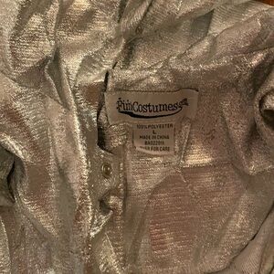 FunCostumes Silver Shiny Top